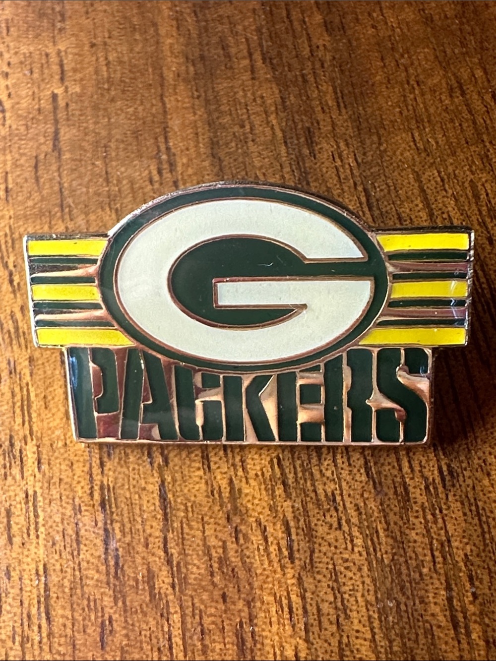Vintage 1993 Peter David Inc. Green Bay Packers Hat or Lapel Pin
